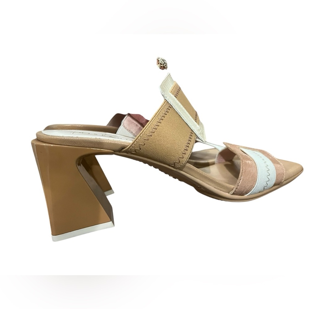 Like new. Hispanitas Tan and Cream Sandals for Versatile Comfort made in SPAIN